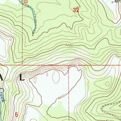United States Geological Survey Ferris Creek, CA (1994, 24000-Scale) digital map
