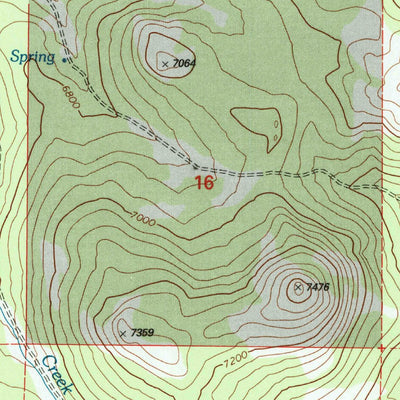 United States Geological Survey Ferris Creek, CA (1994, 24000-Scale) digital map