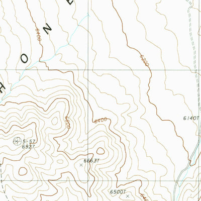 United States Geological Survey Ferris Creek, NV (1985, 24000-Scale) digital map
