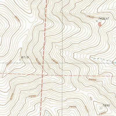 United States Geological Survey Ferris Creek, NV (1985, 24000-Scale) digital map