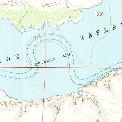 United States Geological Survey Ferris Lake, WY (1971, 24000-Scale) digital map
