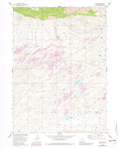 United States Geological Survey Ferris, WY (1953, 24000-Scale) digital map