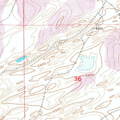 United States Geological Survey Ferris, WY (1953, 24000-Scale) digital map