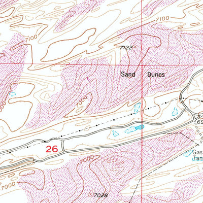 United States Geological Survey Ferris, WY (1953, 24000-Scale) digital map