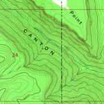 United States Geological Survey Ferron Canyon, UT (1966, 24000-Scale) digital map