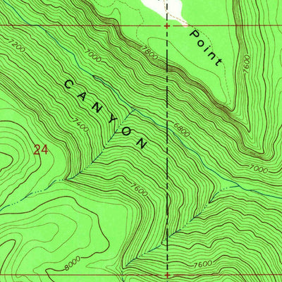 United States Geological Survey Ferron Canyon, UT (1966, 24000-Scale) digital map