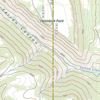 United States Geological Survey Ferron Canyon, UT (2023, 24000-Scale) digital map