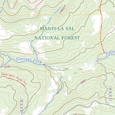 United States Geological Survey Ferron Reservoir, UT (2023, 24000-Scale) digital map