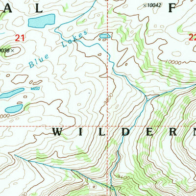 United States Geological Survey Ferry Lake, WY (1996, 24000-Scale) digital map