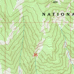 United States Geological Survey Ferry Peak, WY (1996, 24000-Scale) digital map