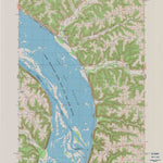 United States Geological Survey Ferryville, WI-IA (1983, 24000-Scale) digital map