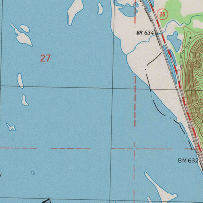 United States Geological Survey Ferryville, WI-IA (1983, 24000-Scale) digital map