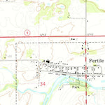 United States Geological Survey Fertile, IA (1972, 24000-Scale) digital map
