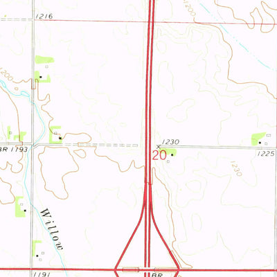 United States Geological Survey Fertile SE, IA (1972, 24000-Scale) digital map