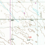 United States Geological Survey Fessenden SW, ND (1949, 24000-Scale) digital map