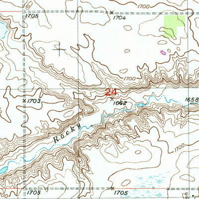 United States Geological Survey Fessenden SW, ND (1949, 24000-Scale) digital map