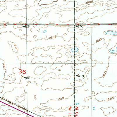 United States Geological Survey Fessenden West, ND (1949, 24000-Scale) digital map