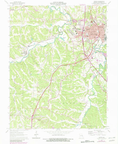 United States Geological Survey Festus, MO (1964, 24000-Scale) digital map