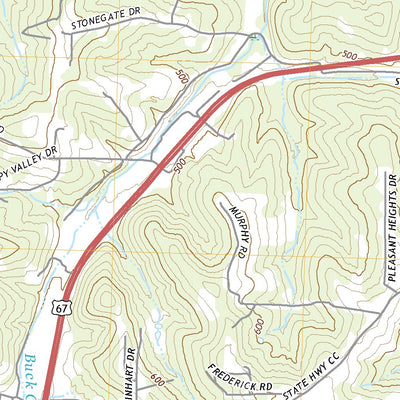 United States Geological Survey Festus, MO (2021, 24000-Scale) digital map
