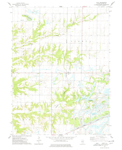 United States Geological Survey Fiatt, IL (1974, 24000-Scale) digital map