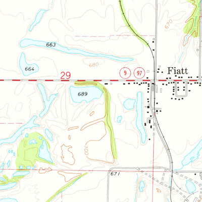 United States Geological Survey Fiatt, IL (1974, 24000-Scale) digital map
