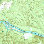 United States Geological Survey Fickling Mill, GA (1971, 24000-Scale) digital map