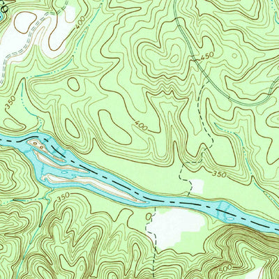 United States Geological Survey Fickling Mill, GA (1971, 24000-Scale) digital map