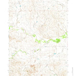 United States Geological Survey Fiddleback Ranch, WY (1971, 24000-Scale) digital map