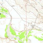 United States Geological Survey Fiddleback Ranch, WY (1971, 24000-Scale) digital map