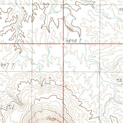 United States Geological Survey Fiddler Butte, UT (1988, 24000-Scale) digital map