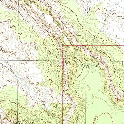 United States Geological Survey Fiddler Butte, UT (1988, 24000-Scale) digital map