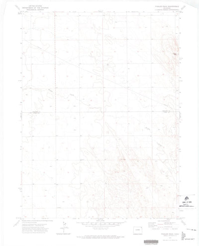 United States Geological Survey Fiddler Peak, CO (1971, 24000-Scale) digital map