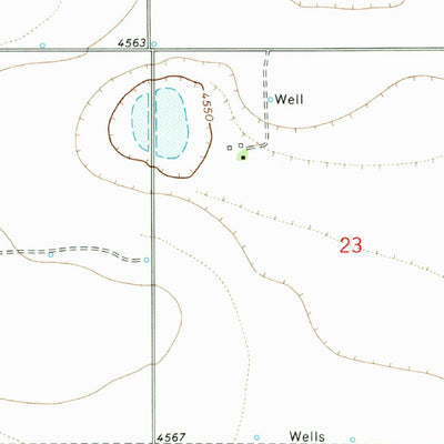 United States Geological Survey Field SE, NM (1973, 24000-Scale) digital map