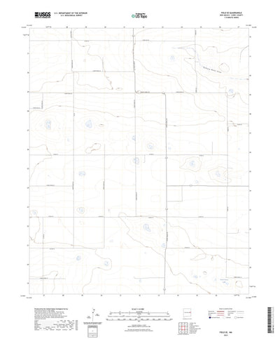 United States Geological Survey Field SE, NM (2023, 24000-Scale) digital map