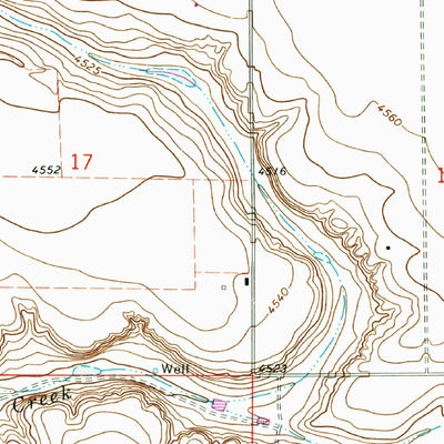 United States Geological Survey Field SW, NM (1973, 24000-Scale) digital map