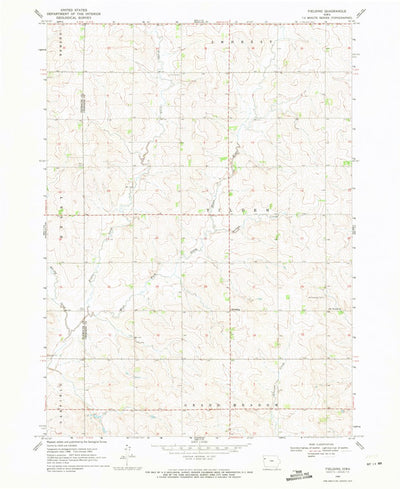 United States Geological Survey Fielding, IA (1969, 24000-Scale) digital map