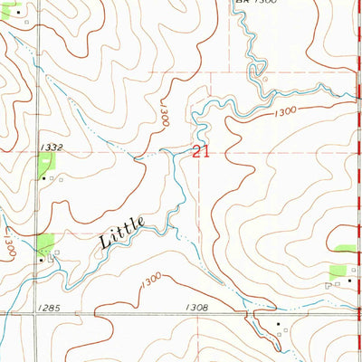 United States Geological Survey Fielding, IA (1969, 24000-Scale) digital map