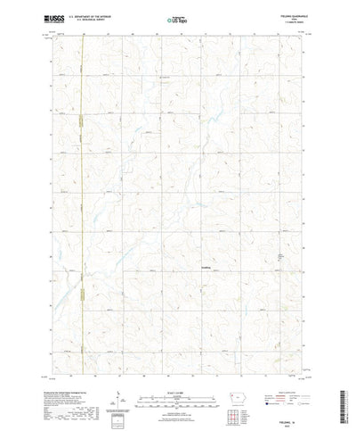 United States Geological Survey Fielding, IA (2022, 24000-Scale) digital map