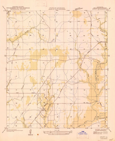 United States Geological Survey Fields, LA (1947, 31680-Scale) digital map