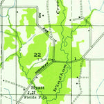 United States Geological Survey Fields, LA (1955, 31680-Scale) digital map