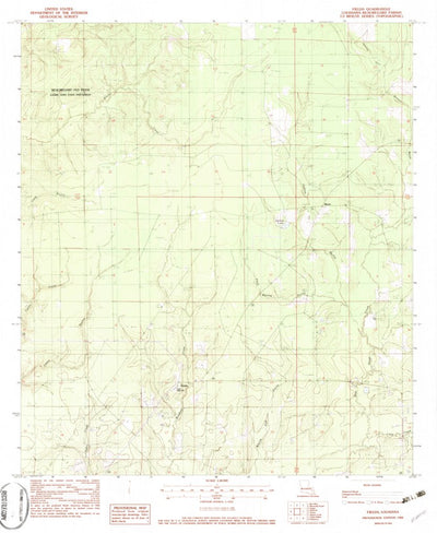 United States Geological Survey Fields, LA (1982, 24000-Scale) digital map