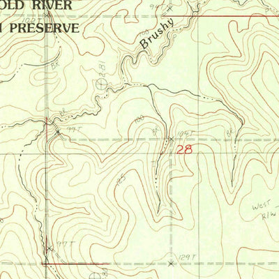 United States Geological Survey Fields, LA (1982, 24000-Scale) digital map