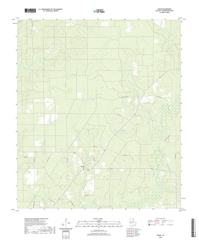 United States Geological Survey Fields, LA (2020, 24000-Scale) digital map