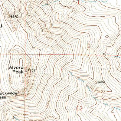 United States Geological Survey Fields, OR (1971, 24000-Scale) digital map