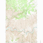 United States Geological Survey Fields Spring, WA (1971, 24000-Scale) digital map