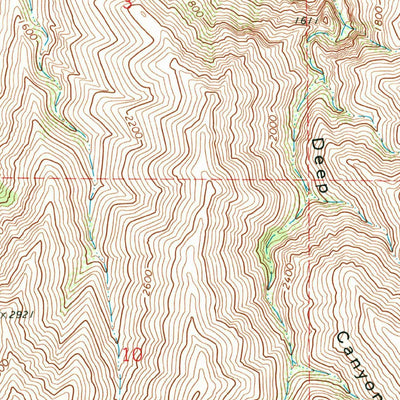 United States Geological Survey Fields Spring, WA (1971, 24000-Scale) digital map