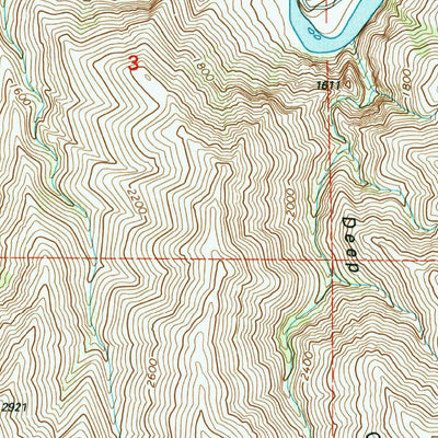 United States Geological Survey Fields Spring, WA (1995, 24000-Scale) digital map