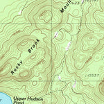 United States Geological Survey Fifth Musquacook Lake, ME (1986, 24000-Scale) digital map