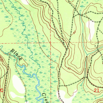 United States Geological Survey Fiftone, FL (1949, 24000-Scale) digital map