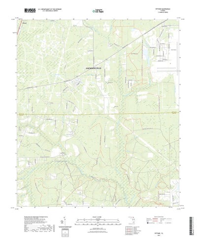 United States Geological Survey Fiftone, FL (2021, 24000-Scale) digital map